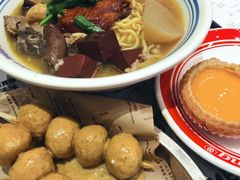 一碗全拼车仔面-敏华冰厅(平安金融中心店)