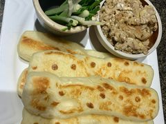 虾酱卷子-渔民船说·北塘海鲜·天津菜·海肠捞饭(北塘古镇店)