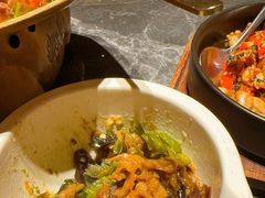 皮蛋辣椒擂茄子-炊烟小炒黄牛肉(浦东世纪汇店)