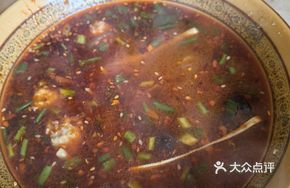 Sour Spicy Meatball Noodle Soup