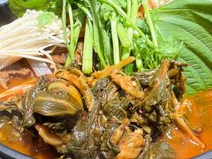 辣白菜脊骨火锅-韩香福脊骨汤锅(上杭路店)