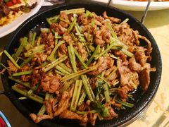 铁板羊肉-靠山屯东北农家菜(八龙桥雅苑店)
