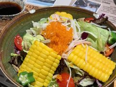 田园沙拉配和风汁-鳗事鱼意·活鳗現烤专门店(富力海珠城店)
