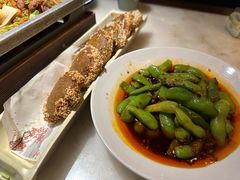 凉拌毛豆-绿茶餐厅(松江万达店)