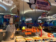 自助取餐区-帝企鹅自助餐厅•儿童岛•真企鹅(长隆企鹅酒店)