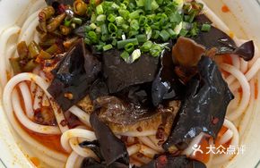 Wood Ear Tofu Noodles