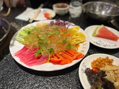 五彩大拉皮-常赢三兄弟·清真涮肉(五莲路店)