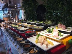 自助取餐区-威珀斯酒店·珀萃美食餐厅 | 海鲜刺身·现烤生蚝·特色烤肉