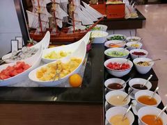 自助调料区-舟山希尔顿酒店·開自助餐厅