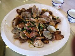 豉椒炒花甲-金宴海鲜酒店