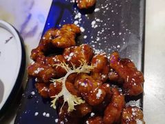 雪花糖醋里脊-绿茶餐厅(松江万达店)