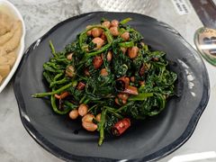 果仁菠菜-二张农家菜(天通苑店)
