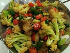 干锅有机菜花-闫水饺大酒楼·北京老闫靓马饺子馆
