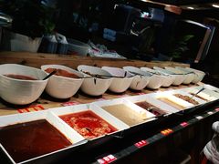 自助调料区-韩千炉海鲜自助火锅烤肉(文三路店)