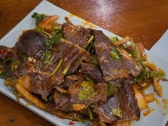 凉拌牛肉-手擀菠菜面(西康路店)