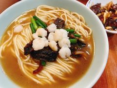 虾爆鳝面-奎元馆.百年奎元.非遗传承(西湖边的解放路店)