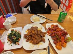 椒香虾仁爆鸡球-陈傻子餐厅(世纪都会店)