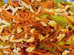 鱼香鸡丝-清真宏玉祥黄门脸餐厅(华荫东里店)