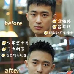 -海文先生国潮烫染男士理发馆