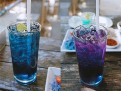-蝶豆花蓝面条