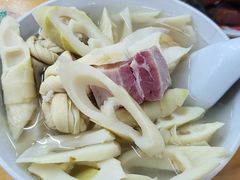 三鲜笋汤-谈灵农家柴爿菜饭