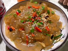 黄瓜拌拉皮-华盛园卷子王农家菜水库鱼