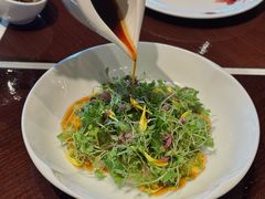 低温带子•野菜沙律-杭州西子湖四季酒店·金沙厅