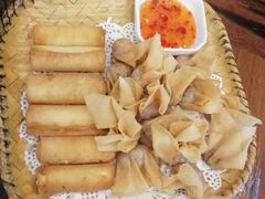 炸牛奶拼炸云吞-阿多私房菜(顺德店)