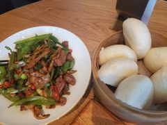 辣椒炒肉配酒酿馒头-金牌外婆家(苏州中心店)