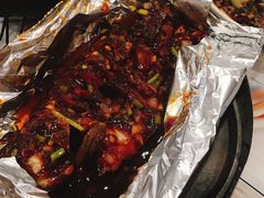 铁板鲈鱼-英子家庭菜馆(系马桩店)