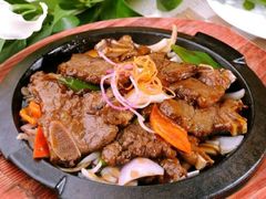 铁板牛仔骨-悦禧耕岛酒店·指月坞餐厅·旺山特色农家乐