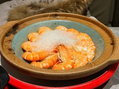粉丝焗活虾-吕氏焗小鲜•花园餐厅(八大关店)