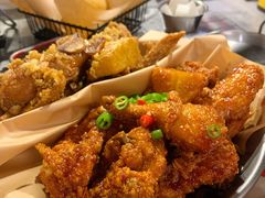 甜辣味半鸡-富乐满韩国正宗炸鸡韩国料理(虹泉路店)