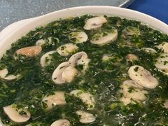 荠菜烩蘑菇-建国328 本帮小馆·面馆