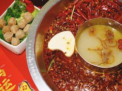菌菇鸳鸯锅中锅-谭鸭血老火锅·匠心(环球港旗舰店)