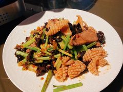 泡蒜鱿鱼爆腰花-顺香居·老字号湖北菜(江汉路店)