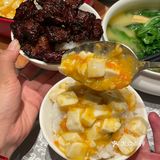 做梦也想吃的蟹黄豆腐饭！