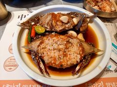 -草家酱蟹炭火烤肉店(珲春南路一店)