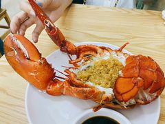 蒜蓉蒸波士顿龙虾-强记龙虾钳(定安里店)