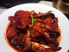 -草家酱蟹炭火烤肉店(珲春南路一店)