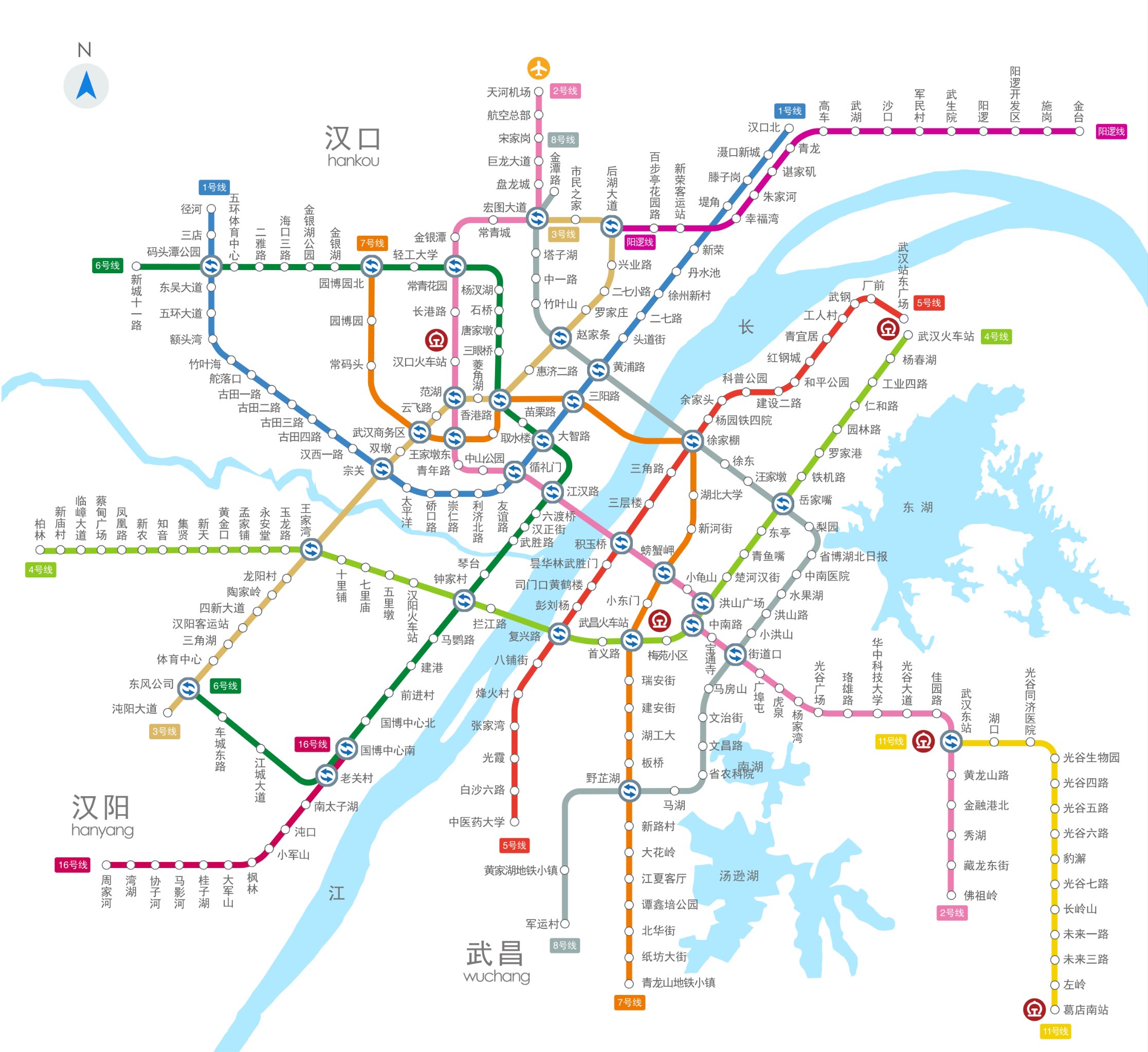 武汉地铁四号线线路图图片