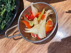 店家秘制泡菜-新繁老號豌豆汤饭店·江湖菜(宝光寺店)