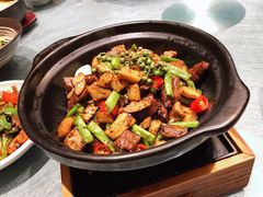 杏鲍菇豆角焗牛肉-小厨娘淮扬菜(六合欢乐港店)