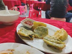 煎韭菜饺-车头老二大排档