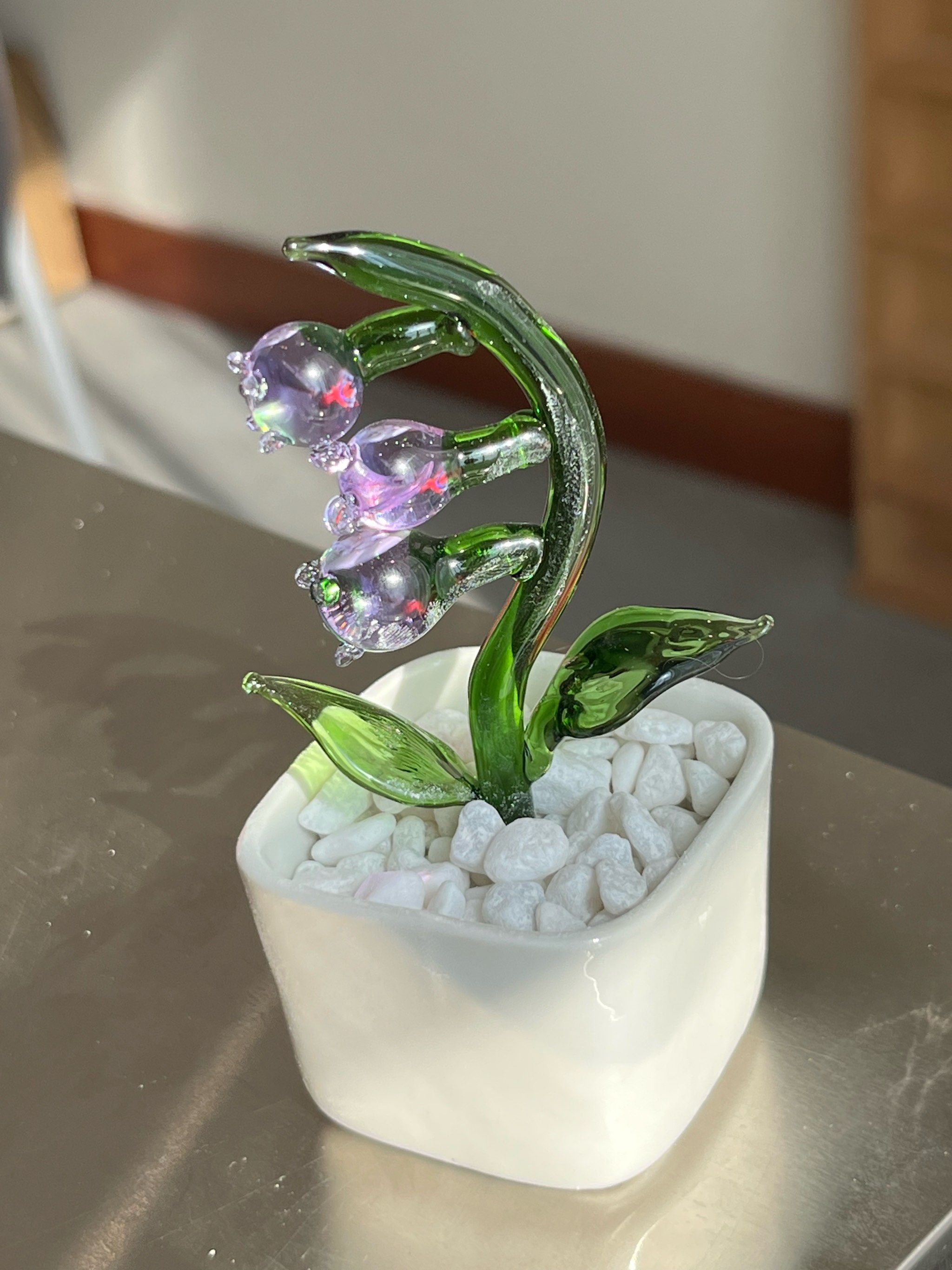 市中心diy烧玻璃·漂亮的铃兰花get