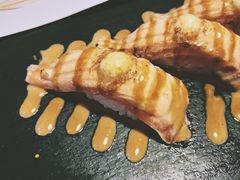 三文鱼炙烤寿司-天狗山料理(省体店)