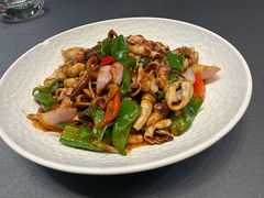 酱爆笔管鱼-老渔民·北塘海鲜(新港远洋宾馆店)