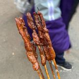 童年的一元肉串炭火味太足了