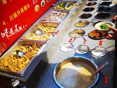 自助调料区-小龙坎火锅(香港中路店)