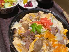 滑蛋牛肉饭定食-岚山日本料理(珠江新城店)